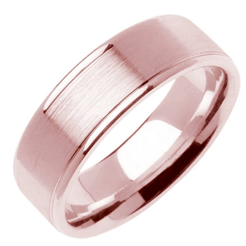 14K or 18K Rose Gold Traditional Ring