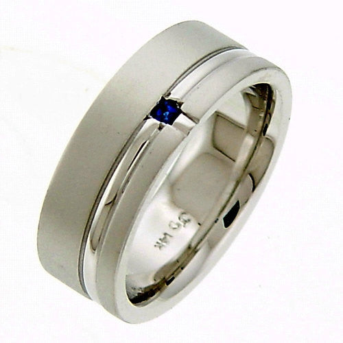 Blue Sapphire Ring Band