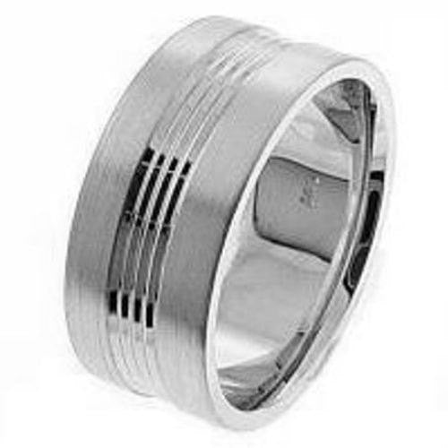 Chrome and Matte Finish Ring Band