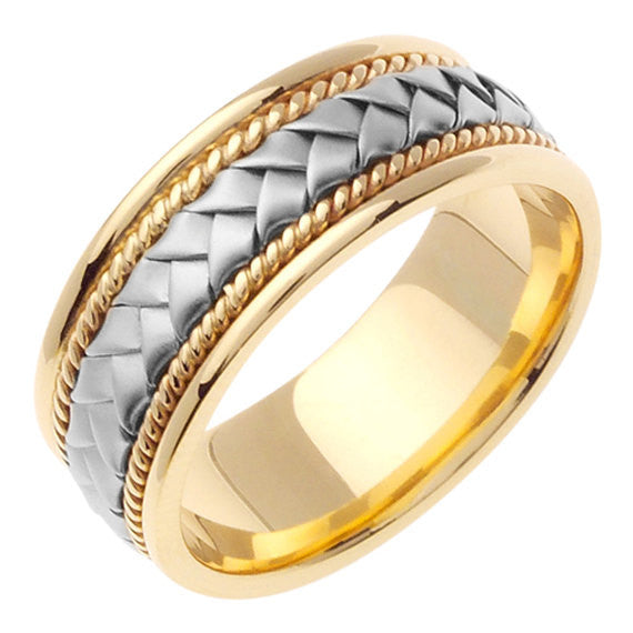 Hand Braided Cord Ring Band