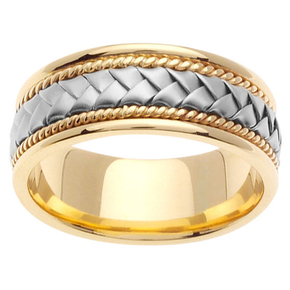 Hand Braided Cord Ring Band