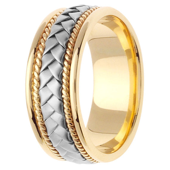 Hand Braided Cord Ring Band