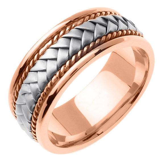 Hand Braided Cord Ring Band