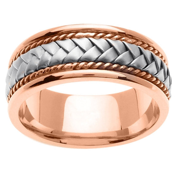 Hand Braided Cord Ring Band