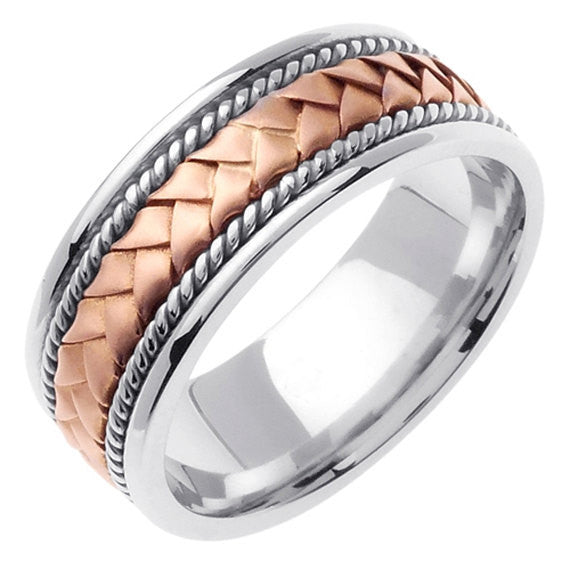 Hand Braided Cord Ring Band