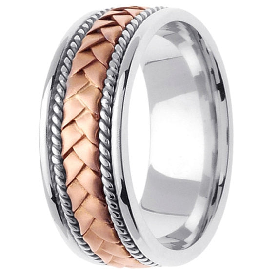 Hand Braided Cord Ring Band