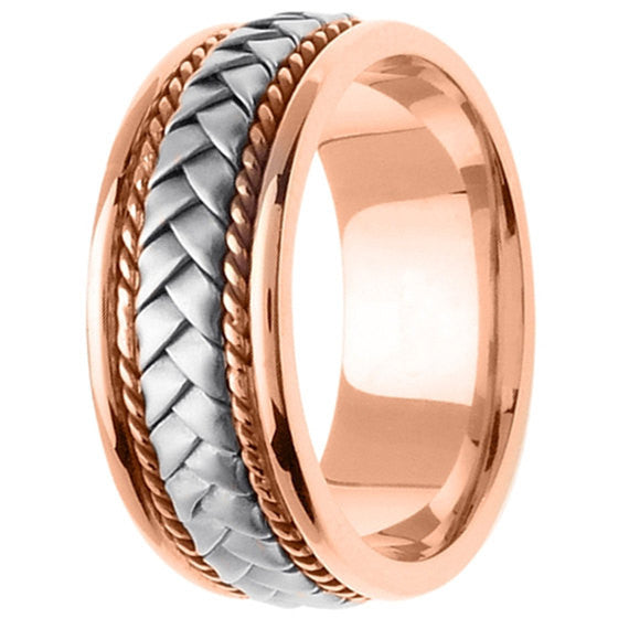 Hand Braided Cord Ring Band
