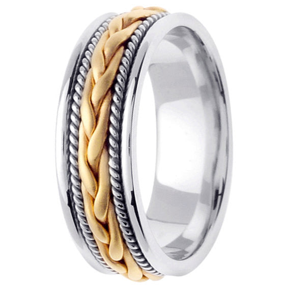Hand Braided Cord Ring Band