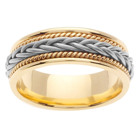 Hand Braided Cord Ring Band