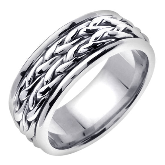 Hand Braided Cord Ring Band