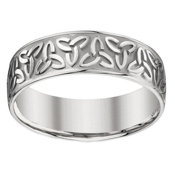 Trinity Knot Celtic Ring Band