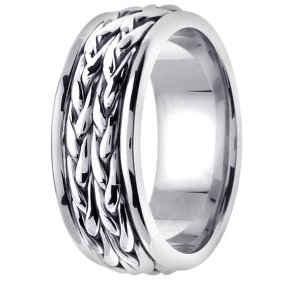 Hand Braided Cord Ring Band