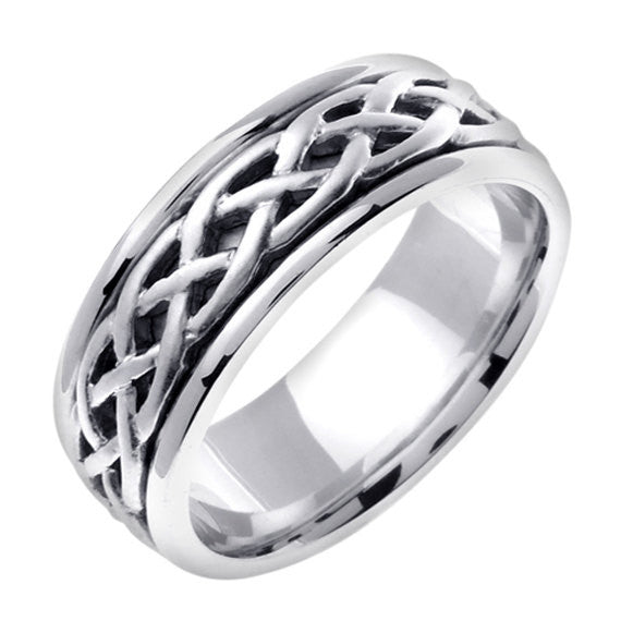 Celtic Infinity Knot Pattern Ring Band