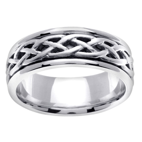 Celtic Infinity Knot Pattern Ring Band