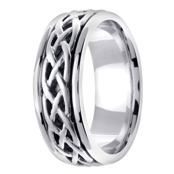Celtic Infinity Knot Pattern Ring Band