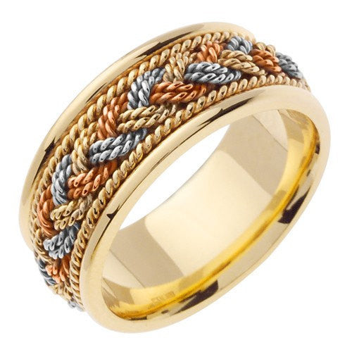 7 Strand Hand Braided Ring Band