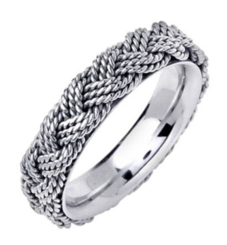 9 Strand Hand Braided Ring Band