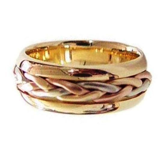 7mm Hand Braided Cord Ring Band